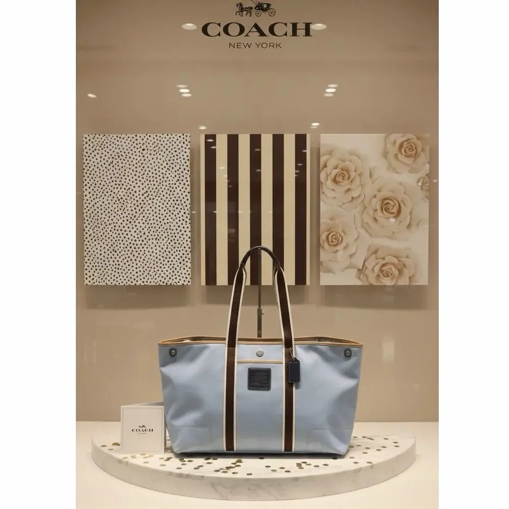 Coach Authentic 5071 Blue Tote Bag